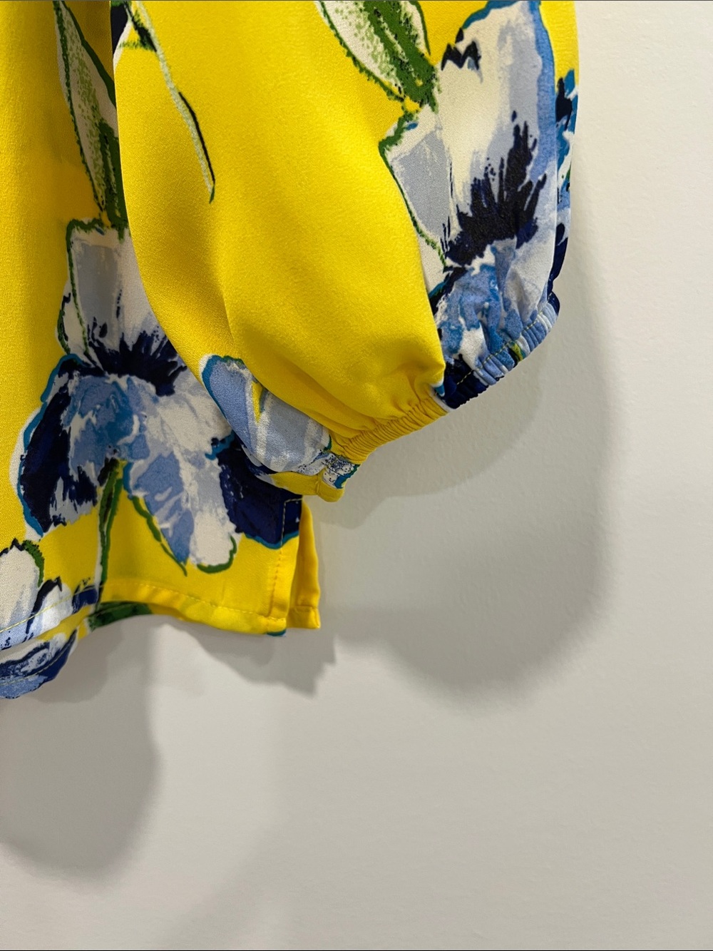 Counterparts Yellow Floral Tie-Front Blouse - Picture 2 of 5